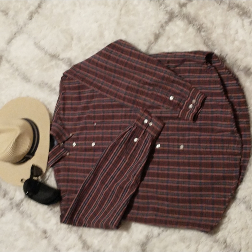 Tommy Hilfiger men's casual button down long-sleeved shirt size L